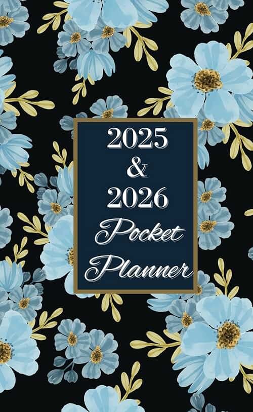 Pocket Planner For Purse 2025-2026: Small 2-Year Monthly Agenda For Purse-from January 2025 To December 2026/Size 4 x 6.5 in - Product Image