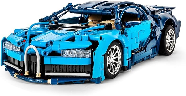 GOTIMON Bluce Sports Car MOC Building Blocks Kit, 1:14 Scale Sports Car Model Toys(1355 Pcs)，Gift for Adults and Kids - Product Image