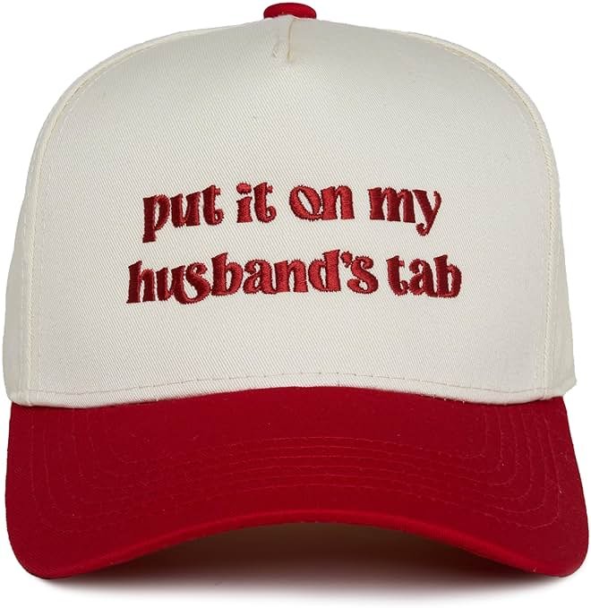 Funky Junque Vintage Canvas Snapback Hat - Adjustable 2 Tone Cap for Men Women - Put It On My, Cowboy, Girl Dad, Funny - Product Image