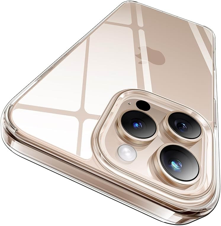 CASEKOO for iPhone 16 Pro Max Case Crystal Clear, [Never Yellow Technology] [12FT Military-Grade Protection] Slim Thin Transparent Cover for iPhone 16 ProMax Phone Case 6.9 inch, Clear - Product Image