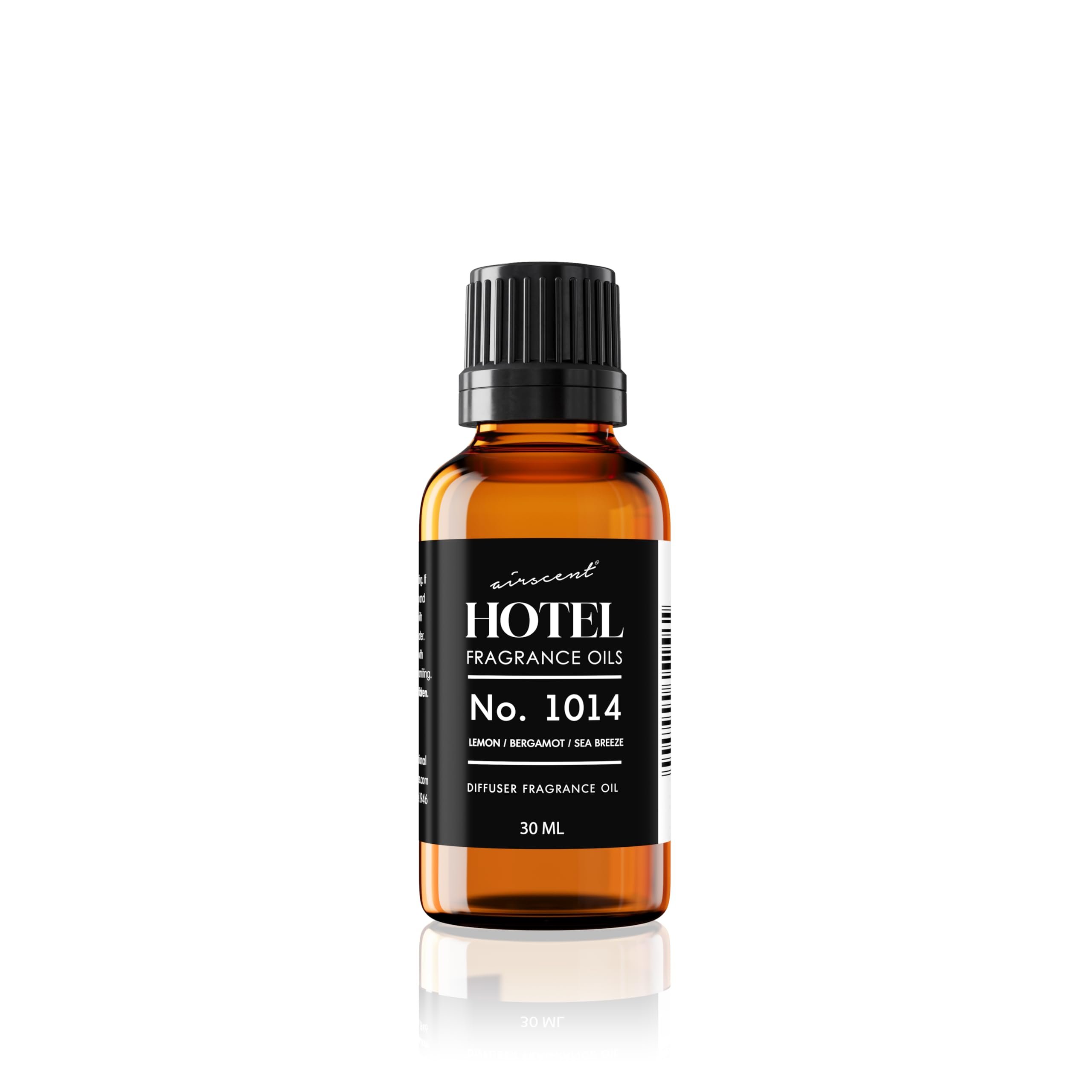 AirScent Hotel Diffuser Oil No. 1014 Inspired by The Iconic 5-Star Hotel Coastal Blend - Lemon Bergamot Sea Breeze - 30 mL Fragrance Oil for Ultrasonic and Waterless Diffusers and Crafting - Product Image