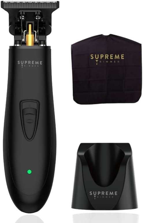 Supreme Trimmer T Shaper - Quiet Cordless Beard & Hair Trimmer for Men | 120 Min Runtime, Low Noise, Zero-Gap DLC Blade | Ideal for Sensitive Skin, Kids & Elderly | ST5206 - Product Image