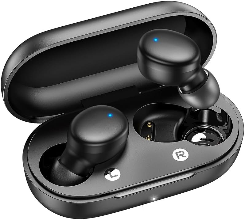 kurdene Wireless Earbuds Bluetooth 5.3 in Ear Buds Light Weight Headphones,Deep Bass Sound,Built in Mics Headset,Clear Calls Earphones for Sports Workout - Product Image