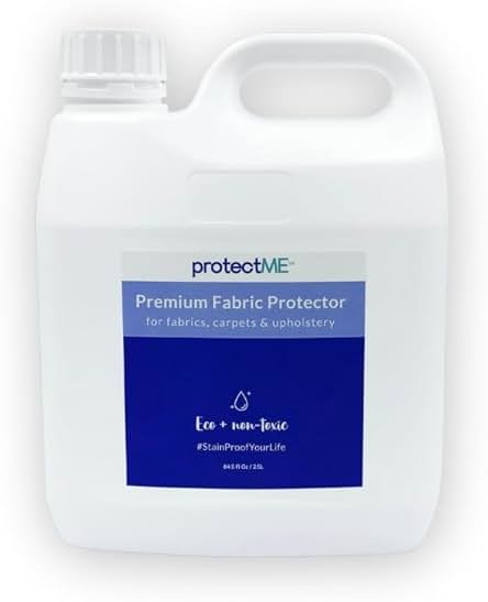 protectME Fabric Protector and Stain Resistant Spray - Upholstery Fabric Spray for Stain Guard for Carpet, Shoes, Couch, Sofa - Non Toxic, Water Based Furniture Protector - 84.5 Fl. Oz. - Product Image