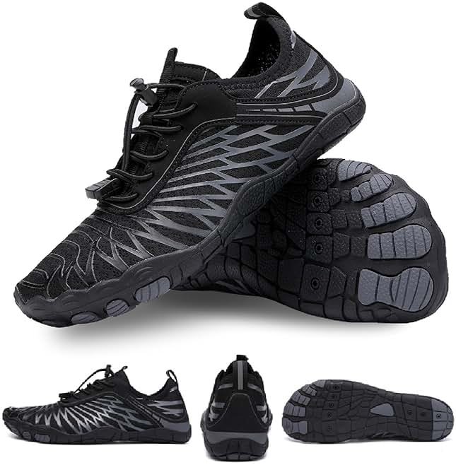 Hike Barefoot Shoes for Women & Men, Pro Hiking & Walking Shoes with Wide Toe Box, Non-Slip, Lightweight & Breathable - Product Image