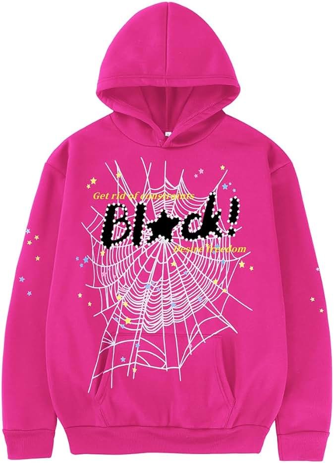 EMILYLE Unisex Hoodie Y2k Cobweb Spider Hoodie Graphic Sweatshirt Novelty Gift - Product Image