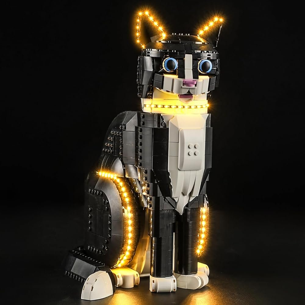 BRIKSMAX Light Kit for Lego-21349 Tuxedo Cat - Compatible with Lego Ideas Building Set- Not Include Lego Set - Product Image