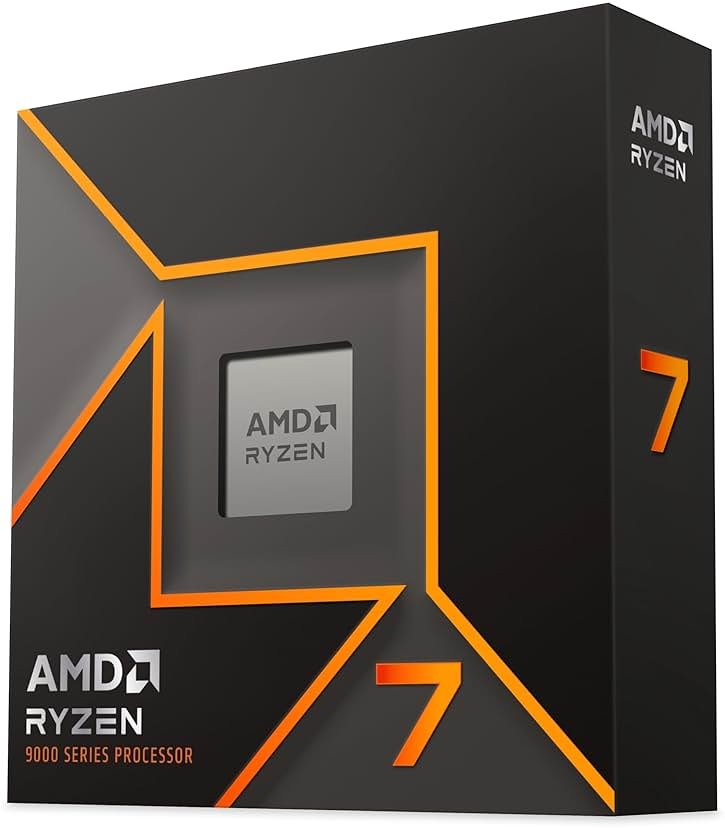 AMD Ryzen™ 7 9700X 8-Core, 16-Thread Unlocked Desktop Processor - Product Image
