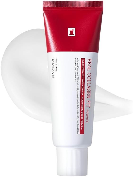 TOSOWOONG Real Collagen Fit, Hydrolyzed Collagen Wrapping Mask, Peel Off Facial Mask for elasticity, Hydrating, Glow, Glass Skin, Face Moisturizer, Self Care, Korean Skin Care, 50ml, 1.69 fl. oz. - Product Image