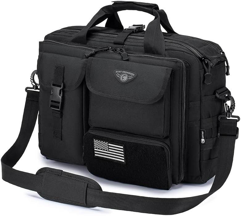 Stypos Tactical Messenger Bag,Tactical Briefcase for Man Military Laptop Bag 14 Inch/15.6 Inch /17.3 Inch Messenger Work Bag - Product Image