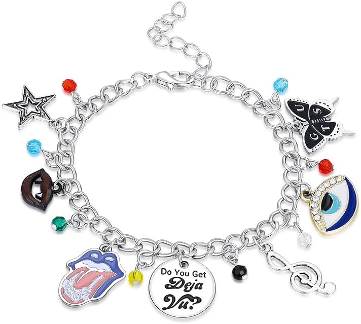 Medsor Music Bracelet Singer Fans Gifts Stainless Steel Sour Bracelets Jewelry For Women, 1, silver - Product Image