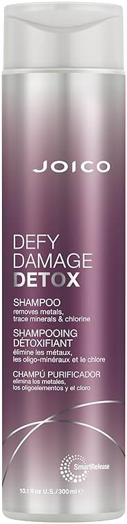 Joico Defy Damage Detox Shampoo | Removes Chlorine, Hard Water Residue, Product Buildup, Metals, & Trace Minerals | Strengthens Bonds & Preserves Hair Color | Vegan | Sulfate-Free - Product Image