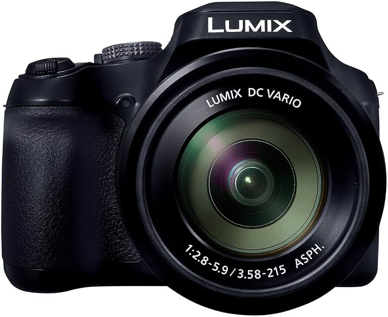 Panasonic LUMIX FZ80D Point and Shoot Digital Camera 4K Photo/Video Recording with Power Optical Image Stabilizer, Vlogging Camera with 60X Optical Zoom & 20-1200mm Wide-Angle Lens - DC-FZ80D - Product Image