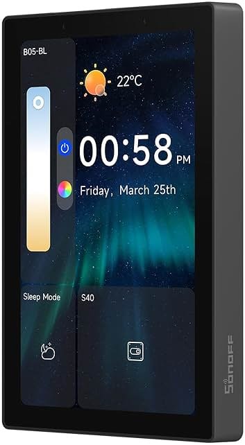 SONOFF NSPanel Pro 120 Smart Home Control Panel (Black) - Product Image