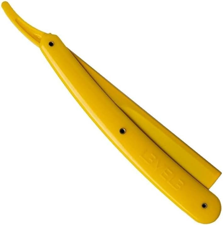 L3 - Level 3 Straight Razor Holder - Excellent Grip and Control - Precision Shaving Control - Level Three Straight Razor Holder (Yellow) - Product Image