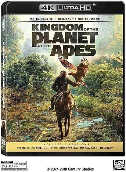 Kingdom of the Planet of the Apes - 4K + Blu-ray + Digital - Product Image