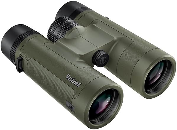 Bushnell R3 Binoculars with Vault Lite Bino Chest Harness, HD Optical System, Fully Multi-Coated Lenses, EXO Barrier, IPX7 Waterproof - Binoculars for Bird Watching and Wildlife Observation - Product Image
