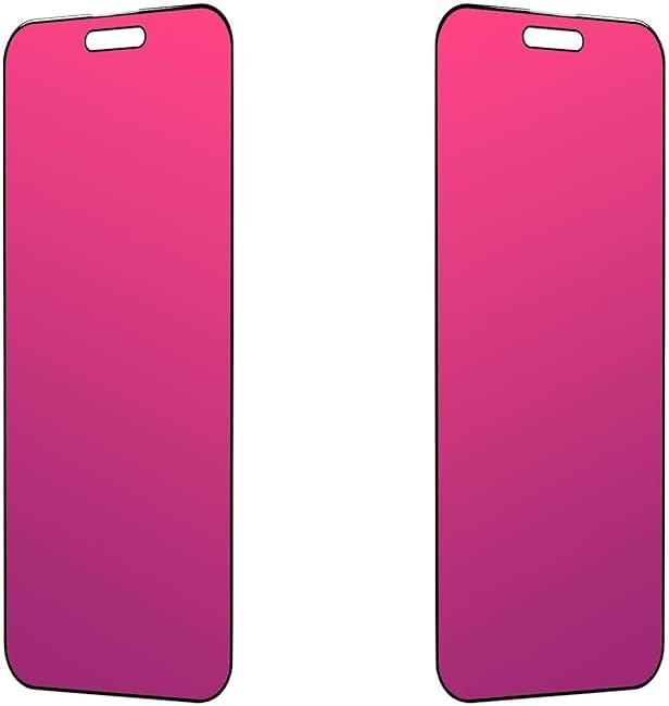 EGKimBa Privacy Screen Protector for iPhone 15 Pro Max, 6.7 inch Gradient Anti-Blue Light Tempered Glass - 2 Packs - Product Image