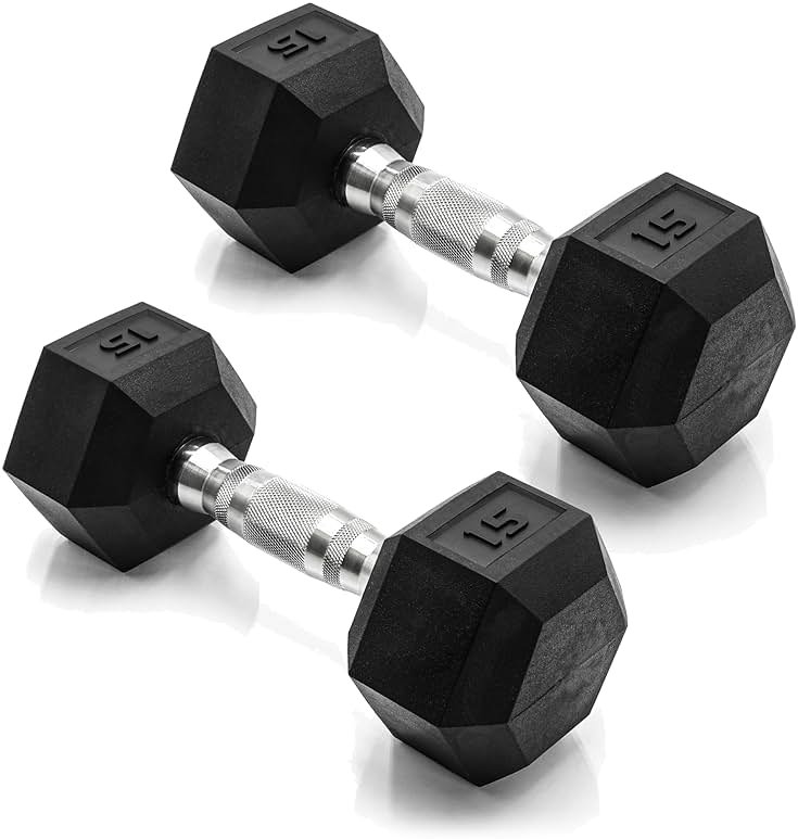 CAP Barbell Coated Dumbbell Weight | Multiple Options Pairs & Sets - Product Image