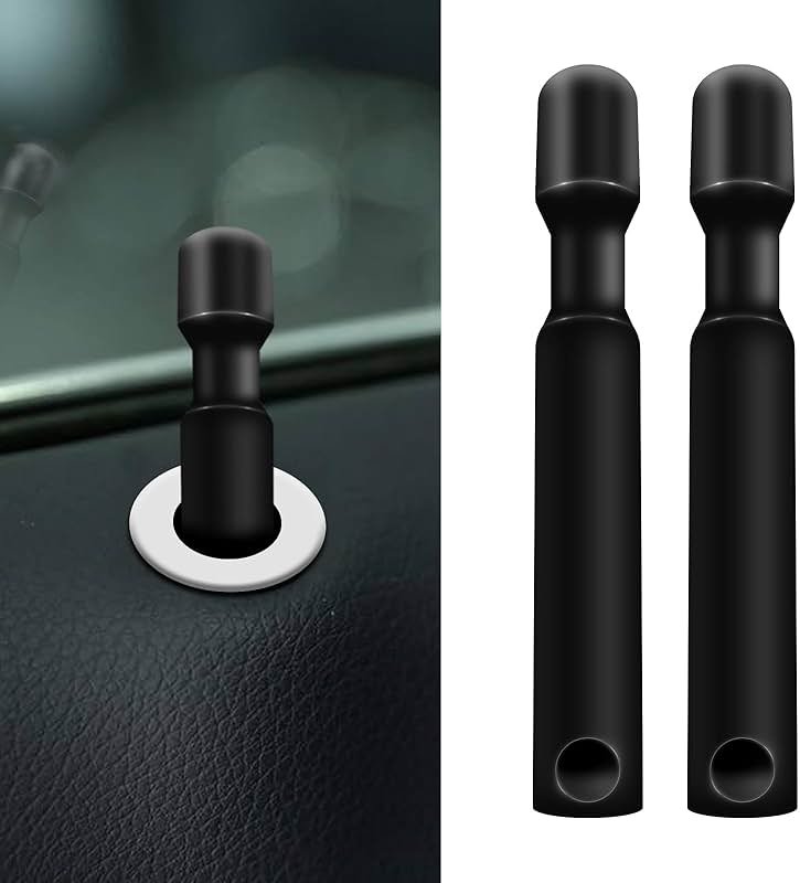 Hirificing 2PCS Car Door Lock Knobs for Ford F150 Explorer, Door Lock Pull Knob, Cover FODZ-5421850-A, Lift Bolt Control Post Pins - Product Image
