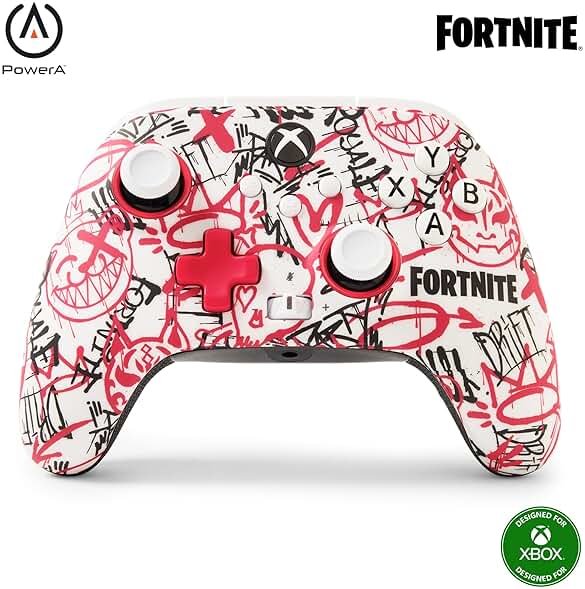 PowerA Wireless Controller for Xbox Series X|S - Fortnite SE, bonus virtual item included, hall effect thumbsticks, low latency wireless, officially licensed, works with Xbox One and Windows 10/11 - Product Image
