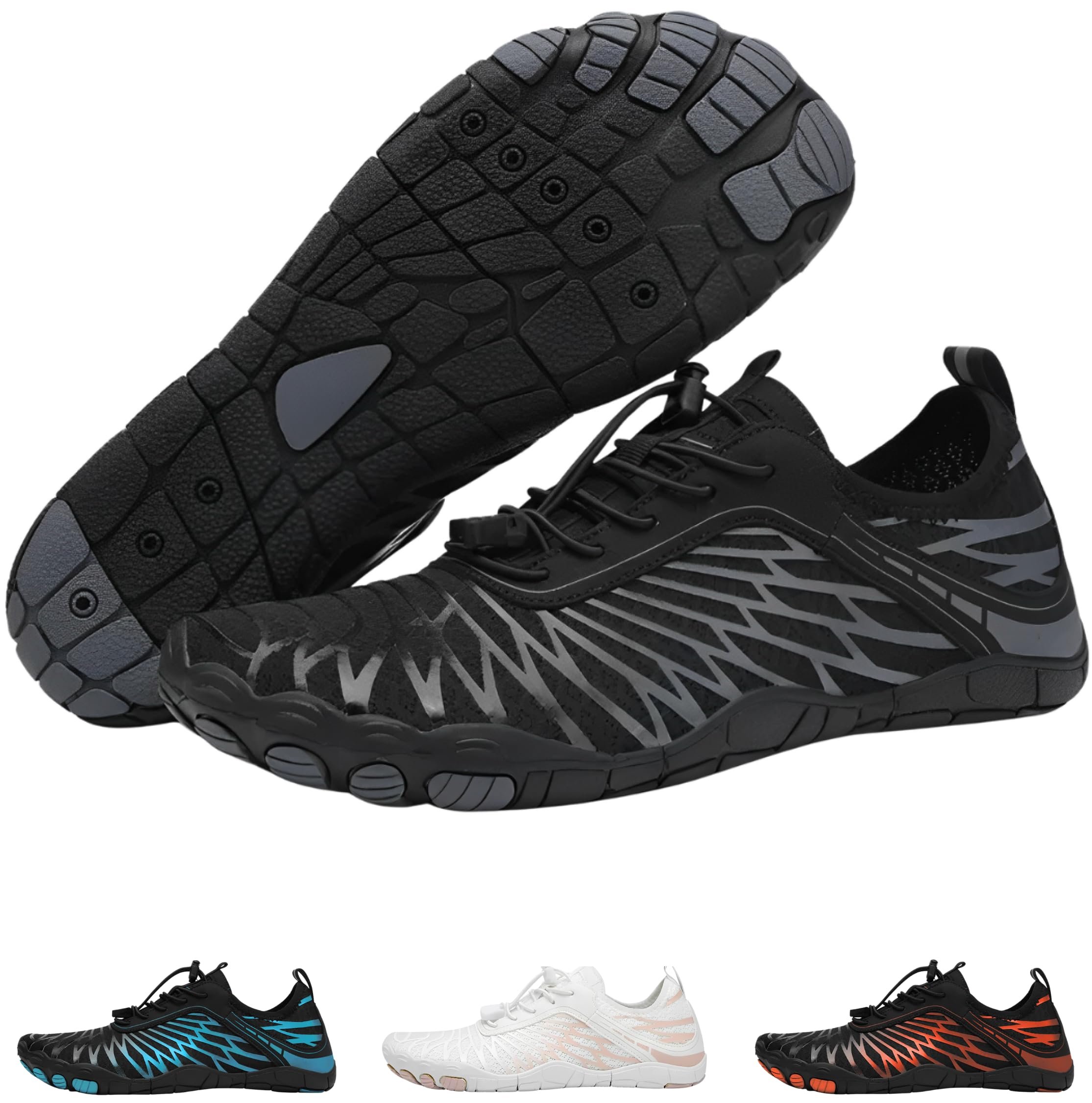 Hike Footwear Lazuli Pro Barefoot Shoes – Minimalist Lightweight Flexible Sneakers with Arch Support for Trail Running, Hiking, Gym & Everyday Walking (Unisex) - Product Image