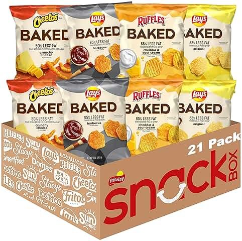 Frito-Lay Baked Variety Pack, 0.875 Ounce Snack Bags (Pack of 21) - Product Image
