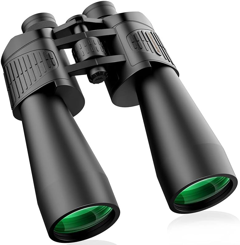 Aurosports 20x70 Astronomy Binoculars for Adults, High Powered 70mm Large Objective Lens with Enhanced Low-Light Performance, BAK4 Prism FMC HD Optics for Bird Watching, Cruise Ships, Hunting - Product Image