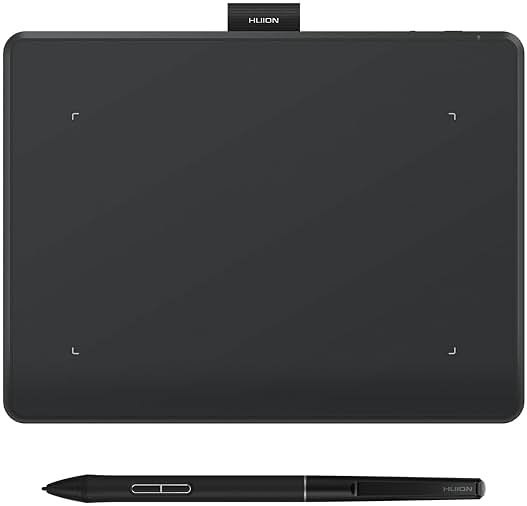 HUION Inspiroy Frego Samll Wireless Drawing Tablet, 6.3 x 3.9 inch Bluetooth Graphics Tablet, Portable for Design, Writing, Photo Editing, Teaching, Compatible with Windows, Mac, Android and Linux - Product Image