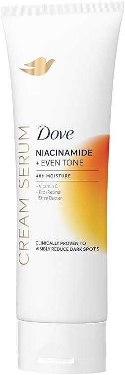 Dove Body Cream Serum Niacinamide + Even Tone for Dark Spots and Uneven Tone with Vitamin C, Pro-Retinol and Shea Butter Lotion, 8 oz - Product Image