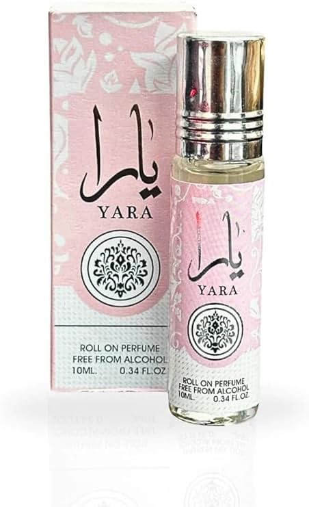 Ard Al Zaafaran YARA Roll-On Perfume Oil CPO - 10ML (0.34 OZ) | Gourmand Accord, Vanilla, Musk, Heliotrope, Orchid, Tangerine. - Product Image