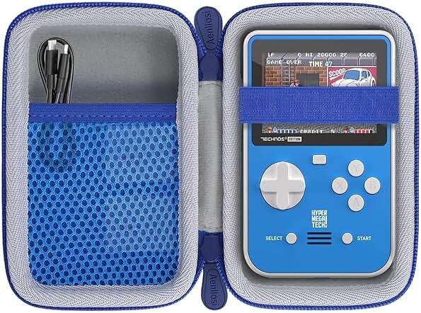 Aenllosi Hard Carrying Case Compatible with Blaze Technos/Atari/Taito/Capcom/Neo-Geo/Data East Super Pocket Arcade Gaming Handhled, White (Case Only) - Product Image