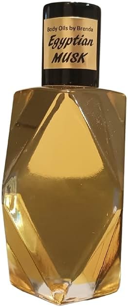 Body Oils by Brenda Egyptian Musk Body Oil, Pure Thick Uncut Authentic Original Fragrance, Unisex, All-Natural Classic Concentrated Scent (Egyptian Musk, 1 oz.) - Product Image