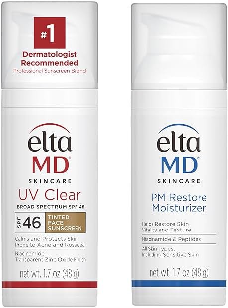 EltaMD PM Restore Face Moisturizer, Night Moisturizer for Face, Restores Skin Elasticity and Vitality Overnight, Safe For All Skin Types - Product Image