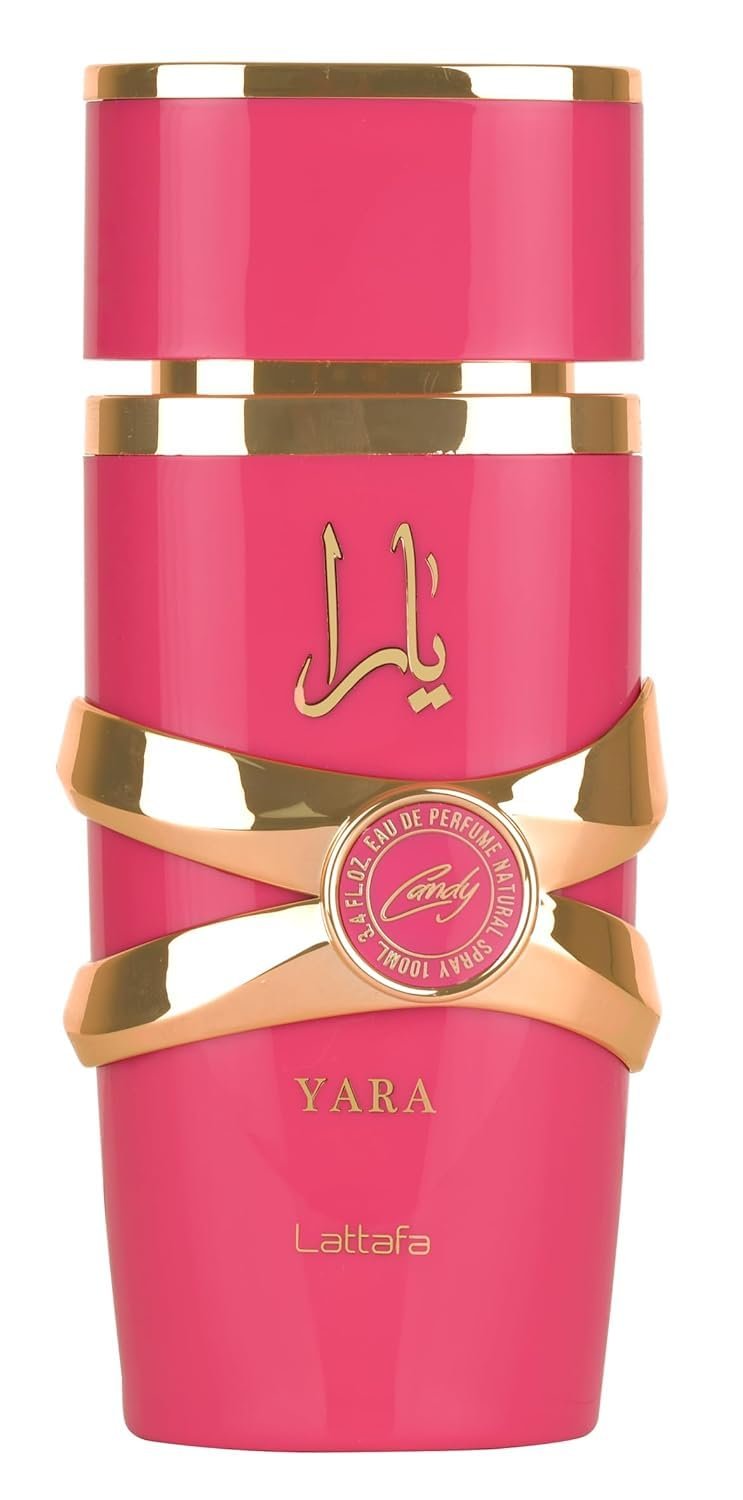 Lattafa Yara Candy - Vanilla, Fruity, Citrus, Floral - Eau de Parfum Long-Lasting Fragrance for Women, 3.40 Ounce / 100 ml - Product Image