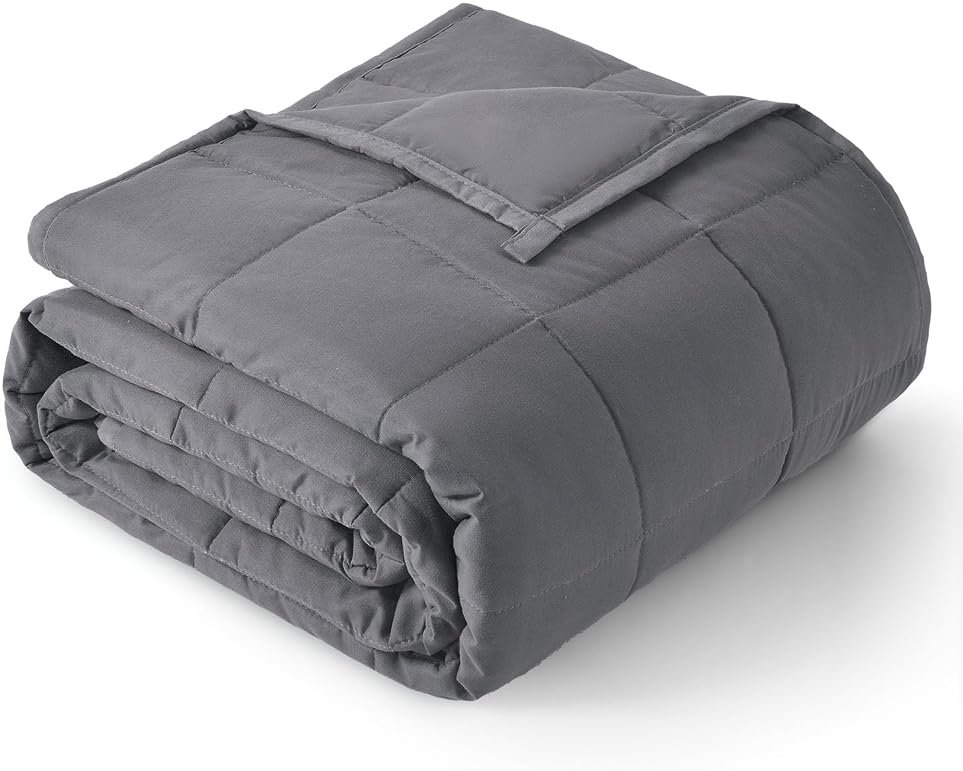 Topblan Weighted Blanket for Adults 20lbs, Soft Cooling Breathable Weighted Throw for Sleeping, Machine Washable Heavy Blanket with Glass Beads for Summer, Sofa Bed, 60"x80" Queen Size - Product Image