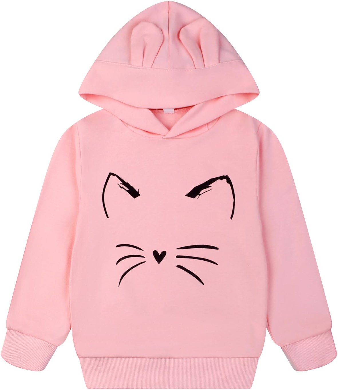Popshion Toddler Girls Hoodies Kids Pullover Sweatshirt Butterfly Sweater Casual Hoodies Sweatshirts Long Sleeve Shirts Tops - Product Image
