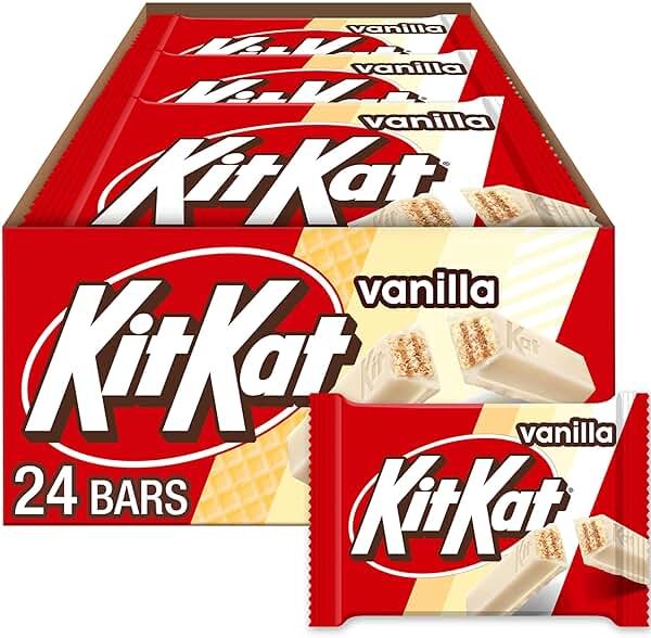 KIT KAT Vanilla Flavored Wafer Candy Bars, 1.5 oz (24 Count) - Product Image