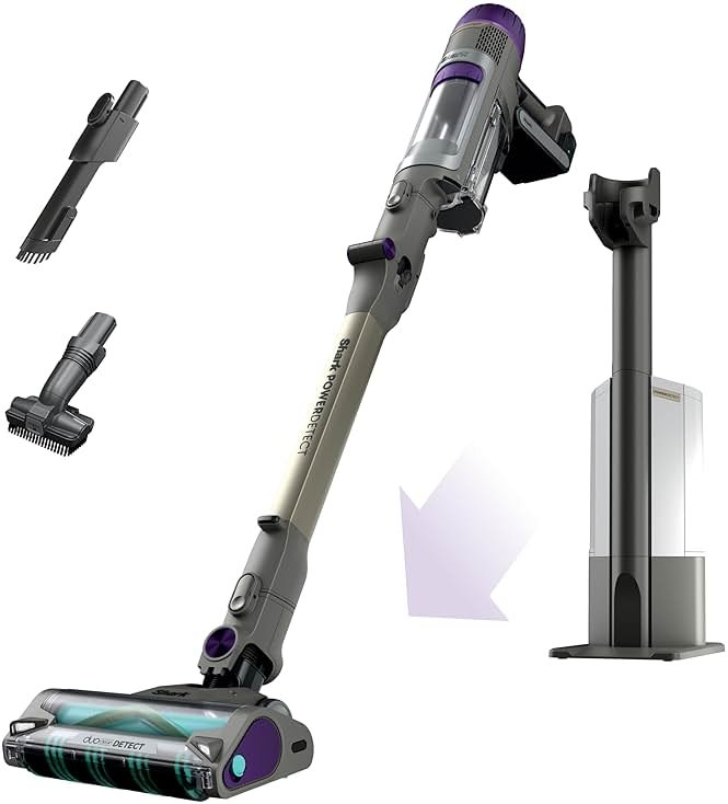 Shark PowerDetect Clean & Empty Cordless Stick Vacuum | Powerful Suction, HEPA Filtration | Carpet & Hard Floor | Portable for Pet Hair | Dark Gray | IP3251 - Product Image