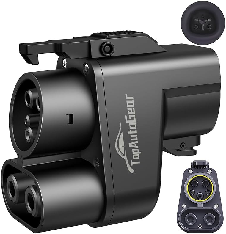Tesla NACS to CCS Adapter, 250kW DC Fast Charging Adapter for Tesla Supercharger, CCS EV Charger Adapter Compatible with Ford, Rivian & All CCS1 EVs - Product Image