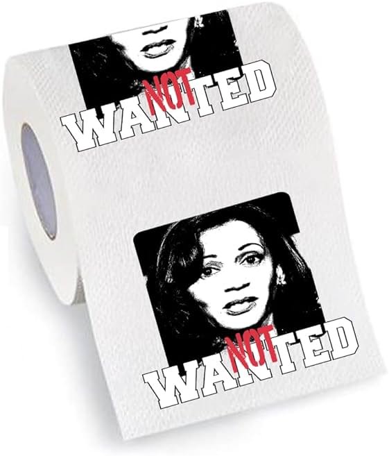 LEMONSODA Kamala Harris Funny Political Toilet Paper Rollby Gagster - TP Prank Democrat & Republican Gift, Election Joke Gifts, White Elephant Gift Exchange, Secret Santa (Not Wanted) - Product Image