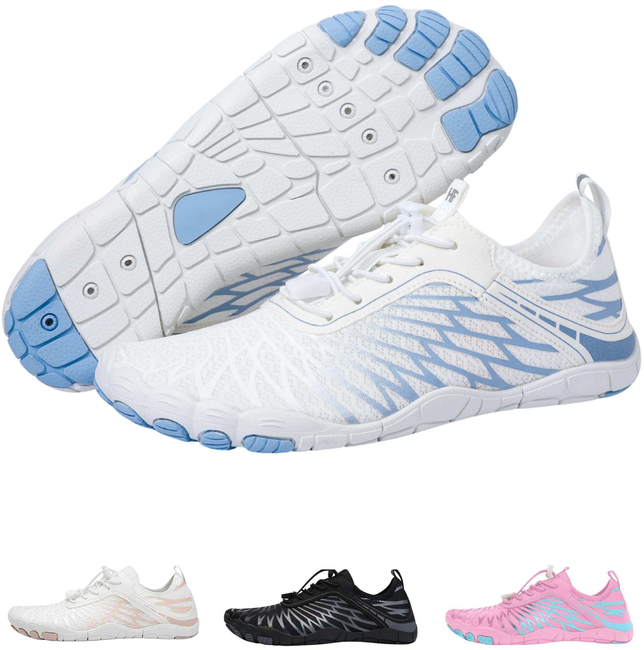 Hike Footwear Lazuli Pro Barefoot Shoes – Minimalist Lightweight Flexible Sneakers with Arch Support for Trail Running, Hiking, Gym & Everyday Walking (Unisex) - Product Image
