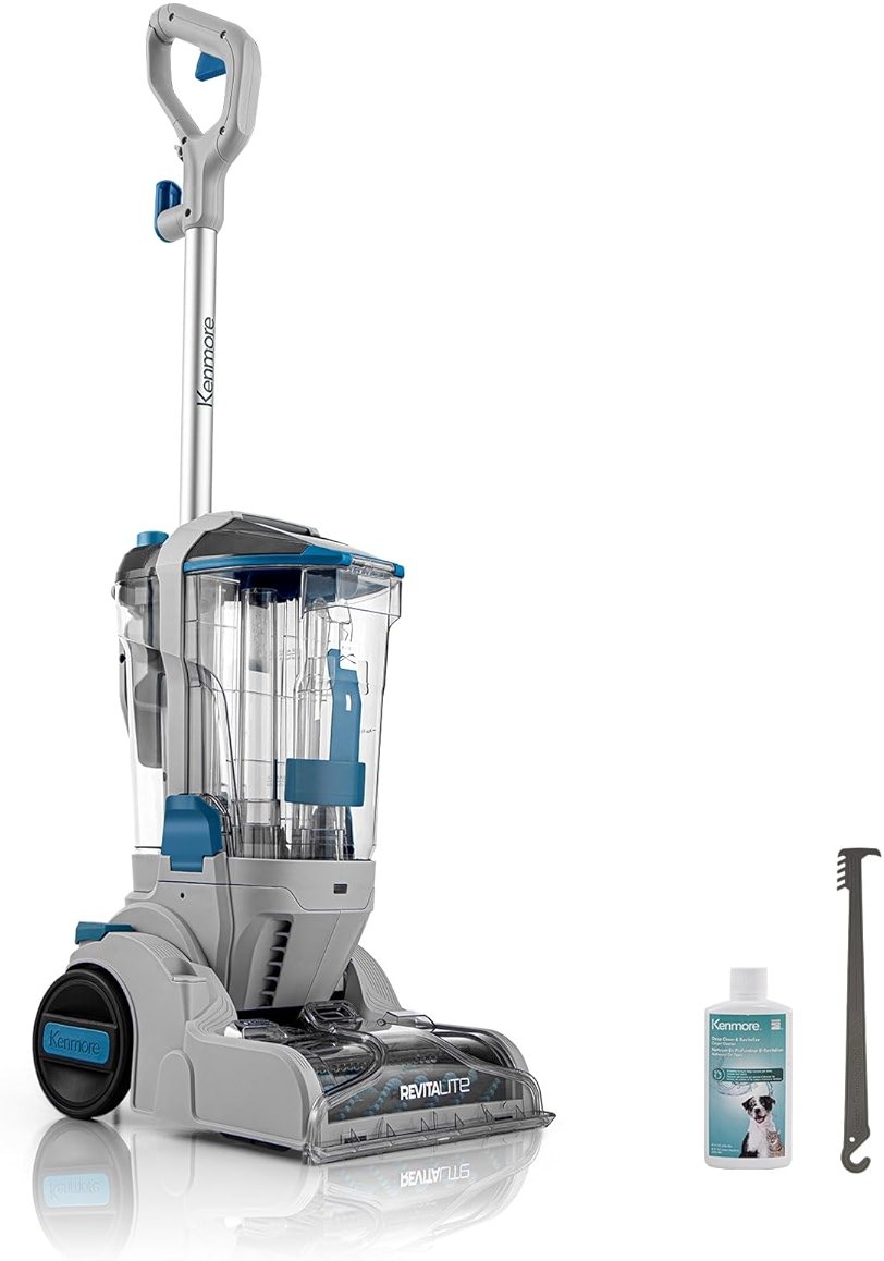 Kenmore KW4010 Pet Portable Carpet Cleaner Machine with High Cleaning Power, 3.2L Clean Tank & 1.4L Dirty Tank, 25ft Cord Length and Two Easy Removable Brushroll for Rug & Upholstery - Product Image