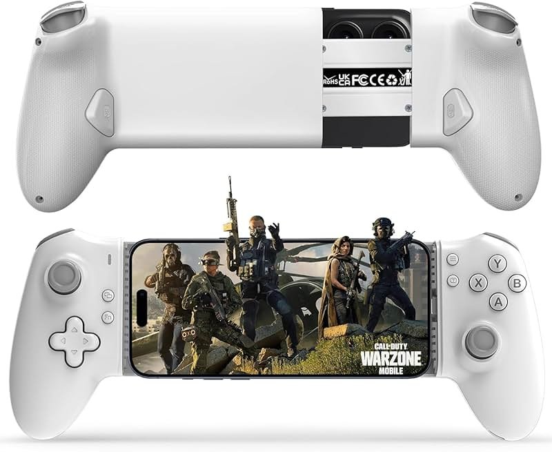arVin USB C Mobile Gaming Controller for iPhone 17/16/15 Series & Android (USB-C) Plug & Play - Remote Play for PS5/PS4/Xbox/PC Consoles, Cloud Game, Emulator, with Hall Effect Joysticks/Turbo/Back keys - Product Image