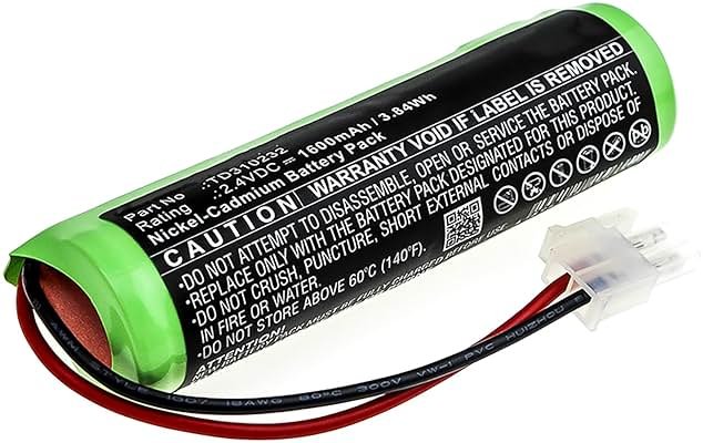 GIKYSUIZ 1600mAh Replacement Battery for Schneider RILUX LUXA RILUX 6 OVA37027 OVA51012E OVA RILUX OVA LUXA fits Part Number TD310232 - Product Image