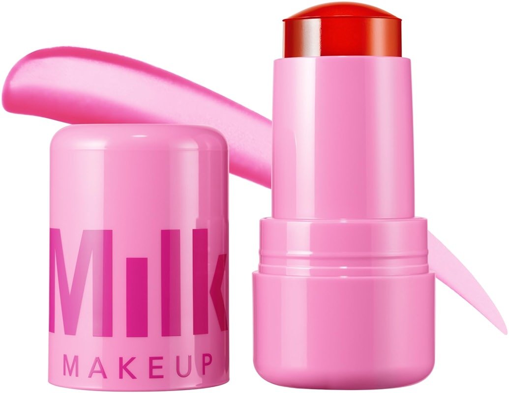 Milk Makeup Cooling Water Jelly Tint – Long-Lasting Sheer Lip + Cheek Stain with Firming Vegan Collagen + Hydrating Aloe – Transfer Proof, Buildable Lip Tint + Blush - Product Image