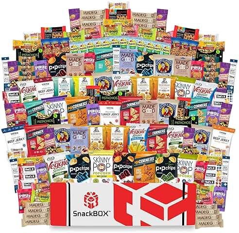Gluten Free Office Catering Variety Snack Box (150 Count) | Fathers Day, Holiday, Teachers, Back to School, Date Night, College, Gift Baskets, Student, Birthday, Chips, Office, Military, Gift Ideas By SnackBOX - Product Image