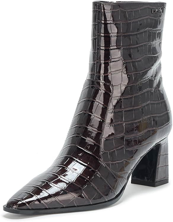 DKNY Women's Sunny Evening Slip on Heeled Bootie - Product Image