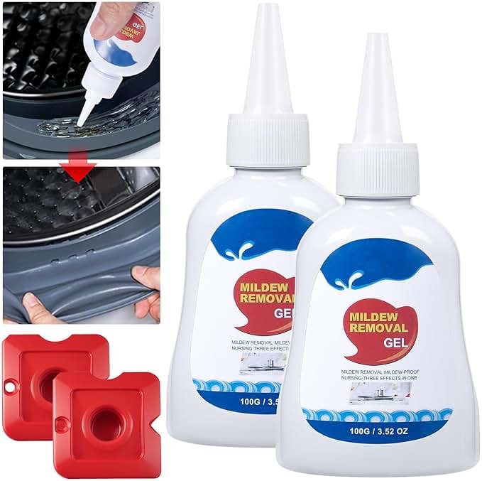 G · PEH Home Remover Gel, 2 Pack Washing Machine Cleaner Home Cleaner Gel or Washing Machine, Refrigerator Strips, Cleaner For Tiles Grout Sealant Bathroom for Home Sink, Showers, Kitchen - 7Fl Oz - Product Image