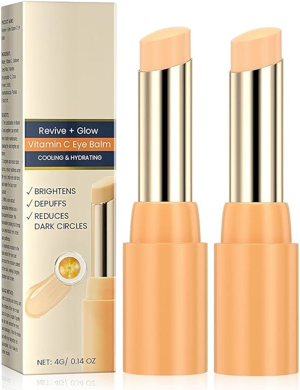 Tbexem Revive Glow Vitamin C Eye Balm, Hydrating Eye Cream,Improve Dark Circles,Brightens Skin Tone,Reduces Puffiness(2PCS) - Product Image